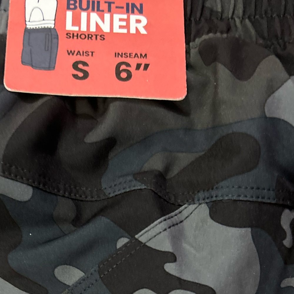 NWT Birddogs Camo Athletic Shorts size S - Picture 7 of 7